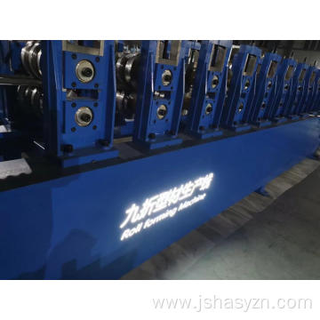 Electrical cabinet nine-fold profile forming machine